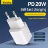 EU-Certified 20W Gallium Nitride PD Charger - Multi-Functional Charging Head