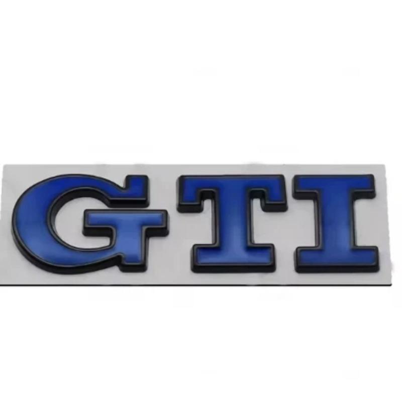 1ks 3D kovové nálepky se znakem GTI odznaku auta pro Golf GTI mk2 mk3 mk4 mk5 mk6 mk7 mk8 Polo Auto příslušenství