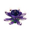 Lotus Rotating Music Birthday Candle for Cake