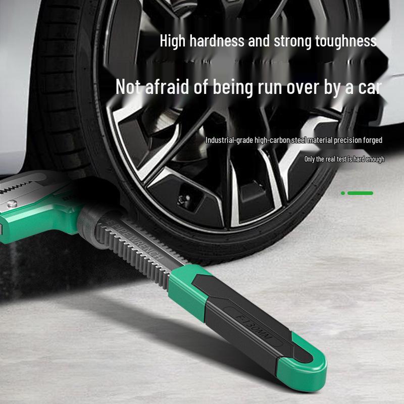 Baolian Multifunctional F-Type Pipe & Throat Pliers - Large Opening, Right Angle, Universal Household Wrench