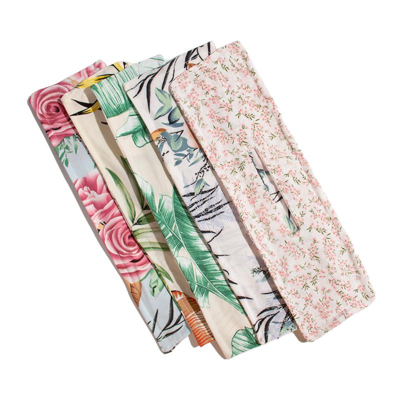 Trend Long Magic Twist Bow Tie Hairpin Styling Tool Floral Print Hairbands Korean Big Ponytail Holder Hair Accessories For Women