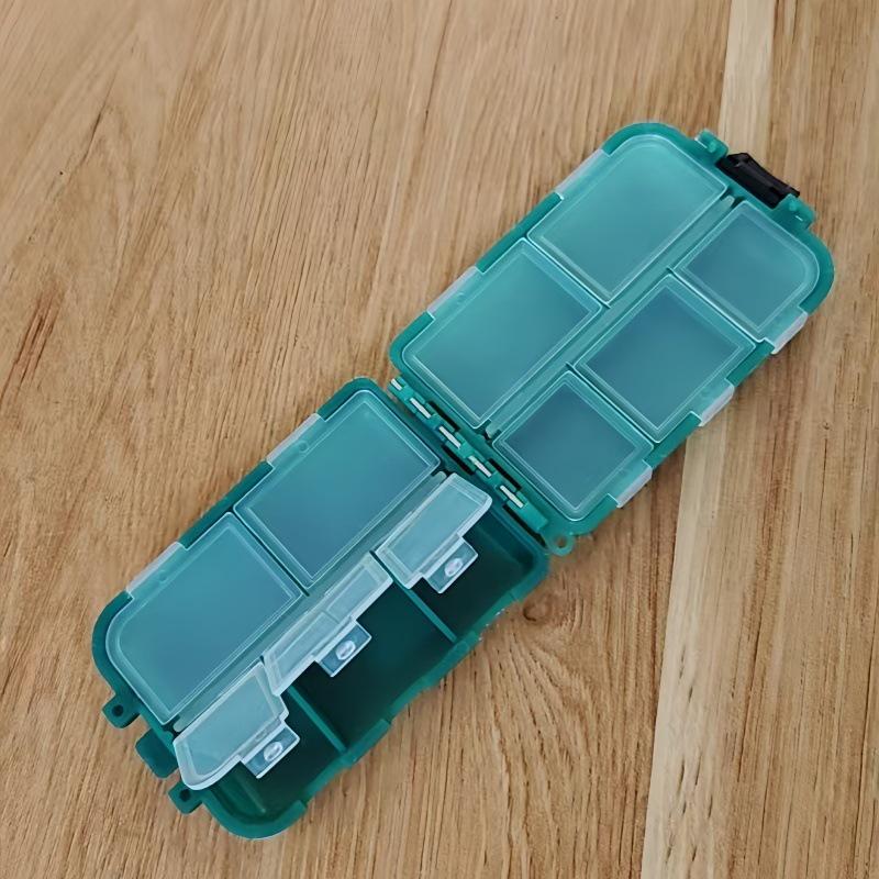 Portable Multi-Functional Fishing Lure Box with Double-Layer Design for Minnow and Accessory Storage