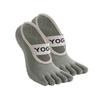 Toe Socks for Men And Women Non-slip Yoga Socks with Grips 5 Toe Athletic Running Socks for Pilates Barre Ballet Fitness
