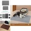 Deluxe Washable Cat Litter Mat Eva Material Non-slip Waterproof Cat Toilet Mat