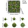Christmas Ball Ornaments 35 Pieces Festive Decoration Pendants Shatterproof Christmas Decorations For Tree For Party Celebration