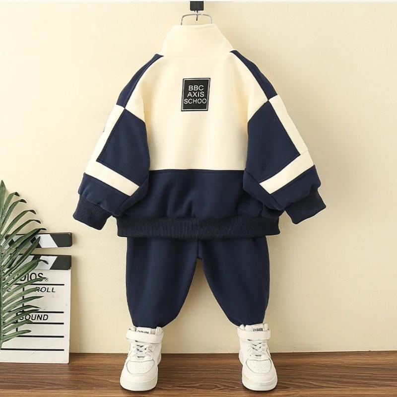 Children's Spring and Autumn  Clothing Set  Season Boys and Babies Casual Jackets and Pants 2-piece Set Korean Sportswear