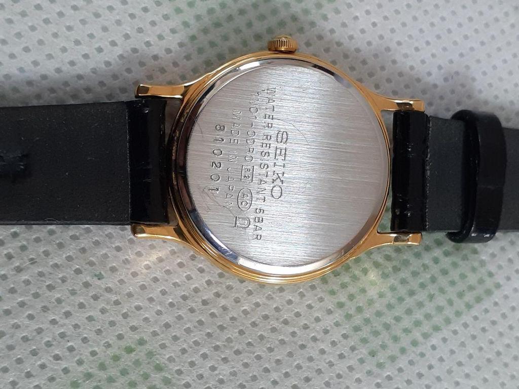 [USED] SEIKO Quartz Watch Gold/Black