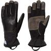 Camping Work Flame Heat for Camping and Size M Gloves, Unisex, Retardant, Resistant, Heavy-Duty, Outdoors, Black/Weimaraner Brown,