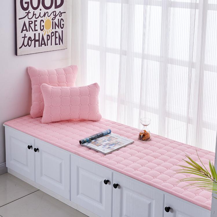 Bay Window Cushion European Style Window Sill Cushion Bedroom Balcony Cushion Decoration Tatami Non-slip Sponge Cushion