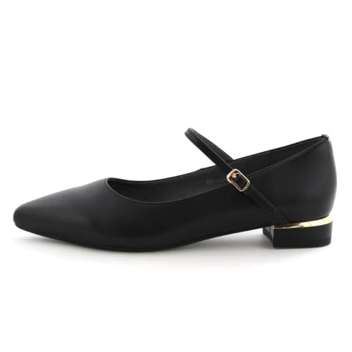 HIMIKO/Himiko/[WEB Exclusive] Flat Mary Jane Pumps/640005 Black 255