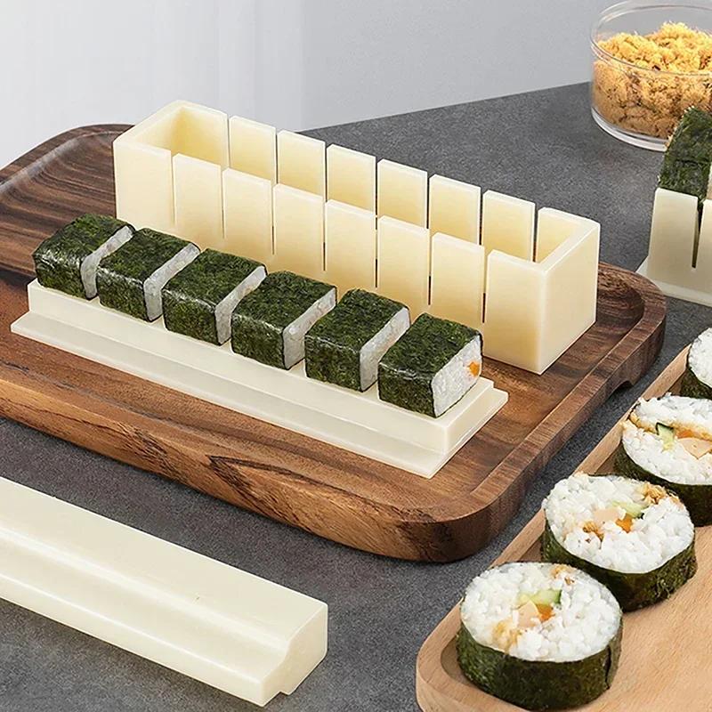 1PC Sushi Grinder Making Tools Sushi Driver Rice Round Mold Mold Square Sushi Grinder Making Tools Kitchen Bento Mold Onigiri