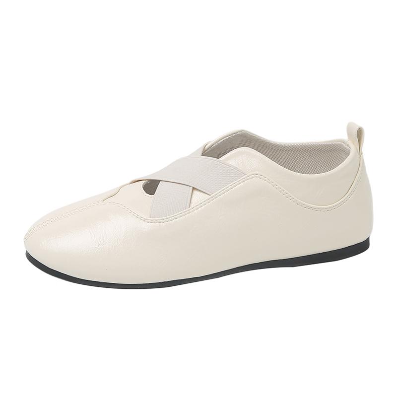 Fashion Round Toe Women's Flats Shoes Fashion Casual Designer Elegant Loafer 2025 New Brand Soft Women Single Shoes Zapatillas De Mujer