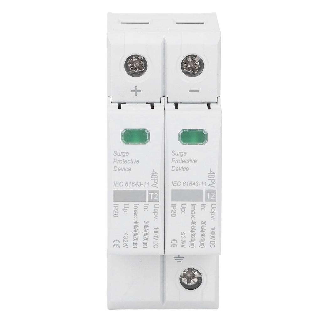 Voltage Surge Arrester Device DC Photovoltaic 2P Surge Protective Device Lightning Protection Circui