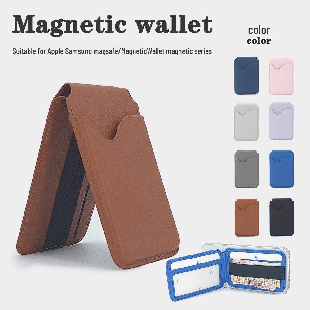 Apple iPhone 16 Pro Max Magnetic Hinge Card Holder & Foldable Flip Stand