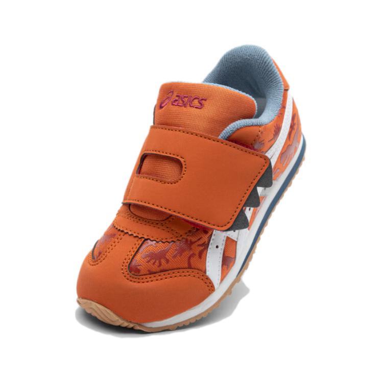 Asics Idaho Comfortable Soft Sole Kids Casual Shoes Kids Casual Shoes Orange White Gray 1144A361-800