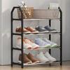 Simple Trapezoidal Shoe Rack for Home Use, Doorstep Storage, Shoe Cabinet, Balcony, Four Story Rack
