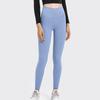 Fashion High Waist Hip Lift Nude Feel Yoga Cropped Pants Thin Stretch Large Skinny Running Sports Peach Hip Yoga Pants
