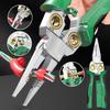 8-in-1 Wire Stripper with Voltage Tester Ergonomic Handle Compact Portable Multi-function Electric