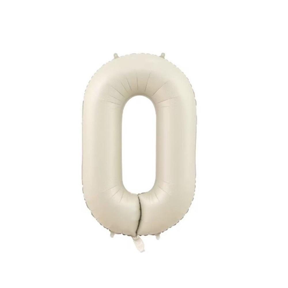 32" Medium Number Aluminum Foil Balloon for Children's Birthday Party Decorations