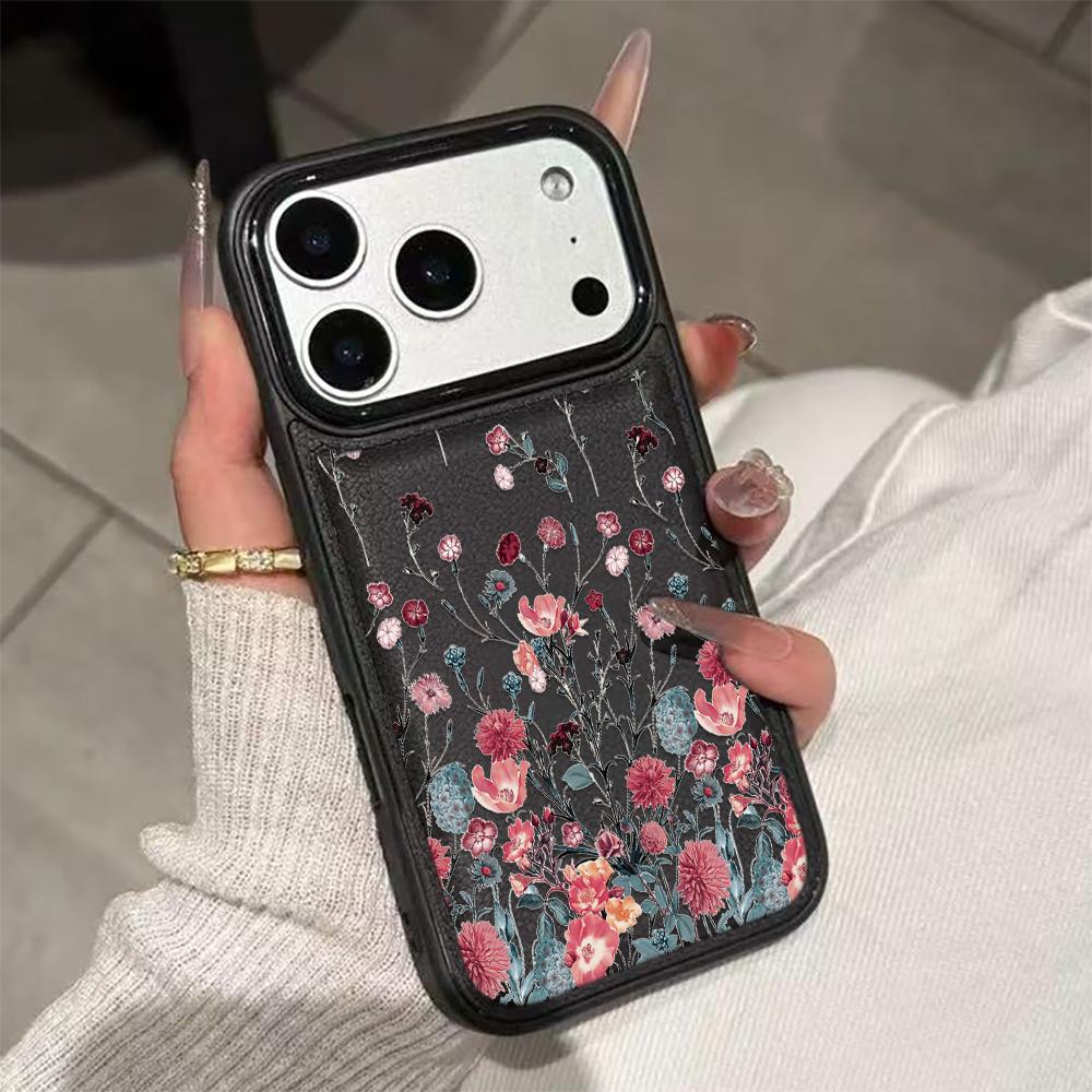 Oil Painting Flowers Phone Case For IPhone 17 17Air 15 16 Pro Max 14 Plus 13 12 11 Pro Max Soft Phone Cover Cases Funda Bumber