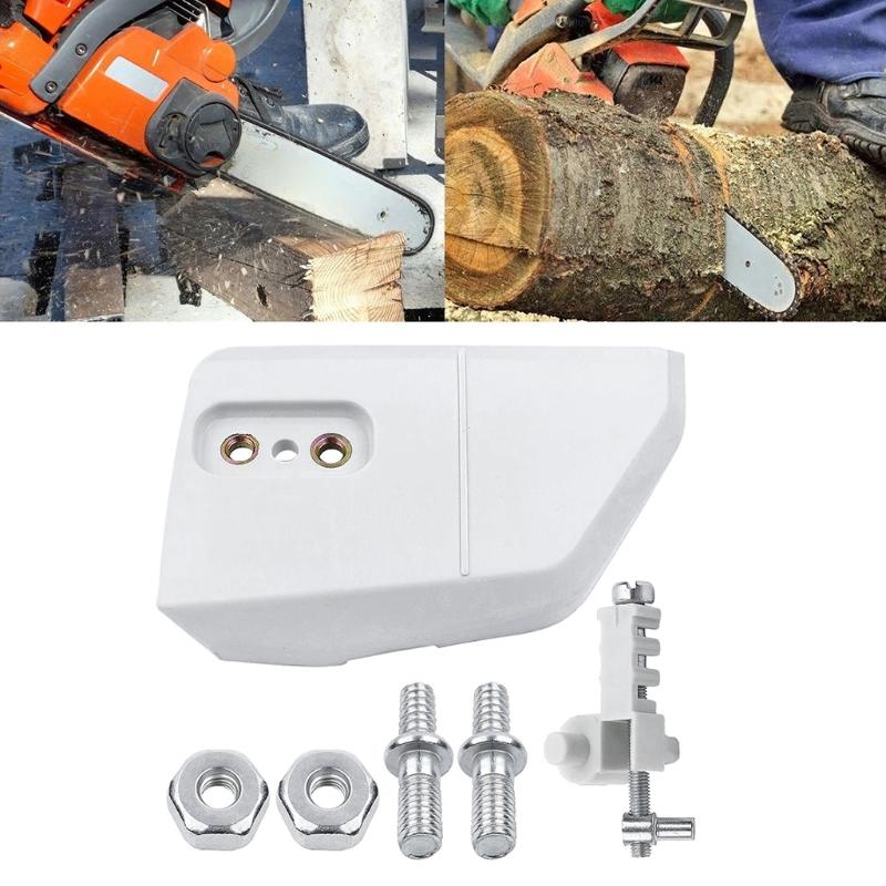 Practical Chain Sprocket Cover with Adjuster Tensioner Stud Nut Chainsaw Replacement Kit for 017 018 MS170 MS180 MS210