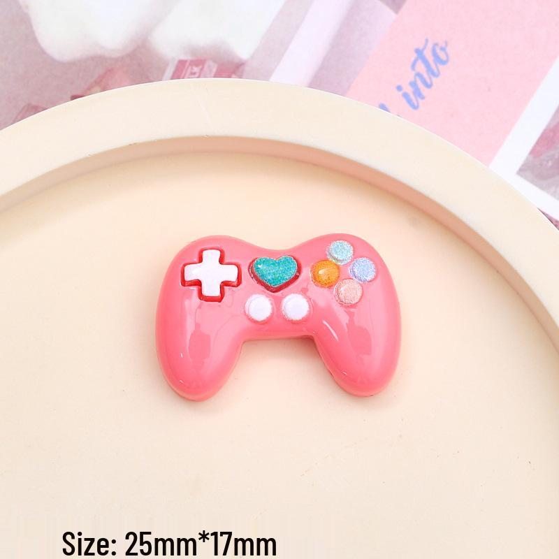 Multicolor Cartoon Game Controller Hair Clip Resin Accessories for DIY Jewelry & Crocs Charms