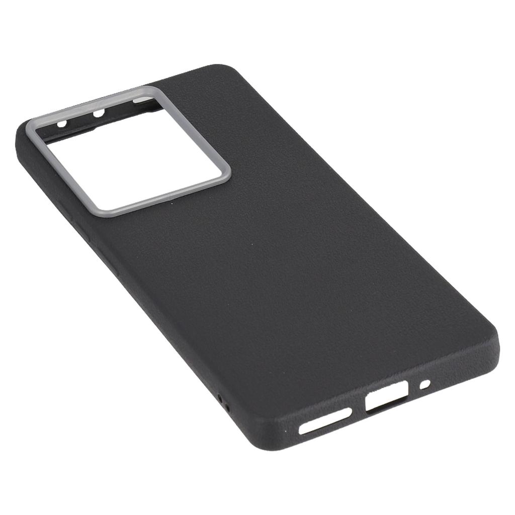 Etui do Xiaomi Redmi Note 13 Pro 4G/Poco M6 Pro 4G, Teksturowane TPU Skórzane, Odporne na Wstrząsy Pokrowiec na Telefon