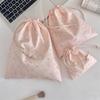 3Pcs/set Kawaii Drawstring Storage Bag Printing Small Item Pouch  Jewerly Packing Bag