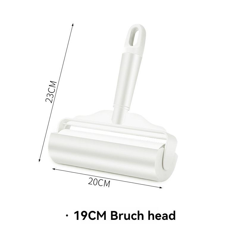 Lent Remover Roller Long Brush Holder Large Hair Removal Sticky Bed Floor Hair Cleanup Artifact Dust Roller Stick Hair Roller Br