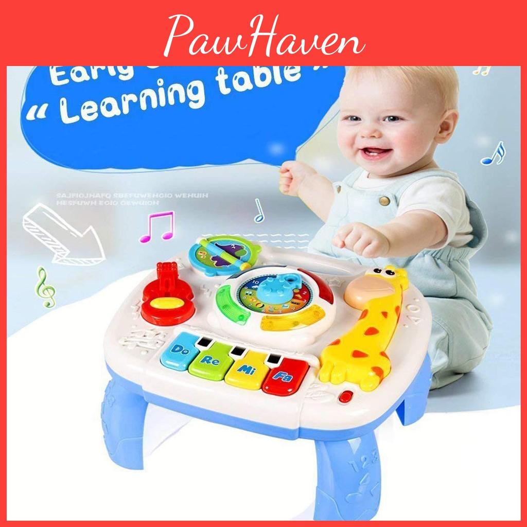 Hersity Learning Musical Activity Table Baby Toys With Lights And Gifts Sounds