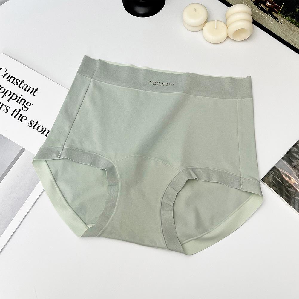 Women's Spring and Autumn High Waist and Abdominal Contraction Cotton Crotch Triangle Briefs