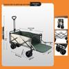 2025 Foldable Outdoor Camping Cart - Lightweight Picnic and Campsite Trolley