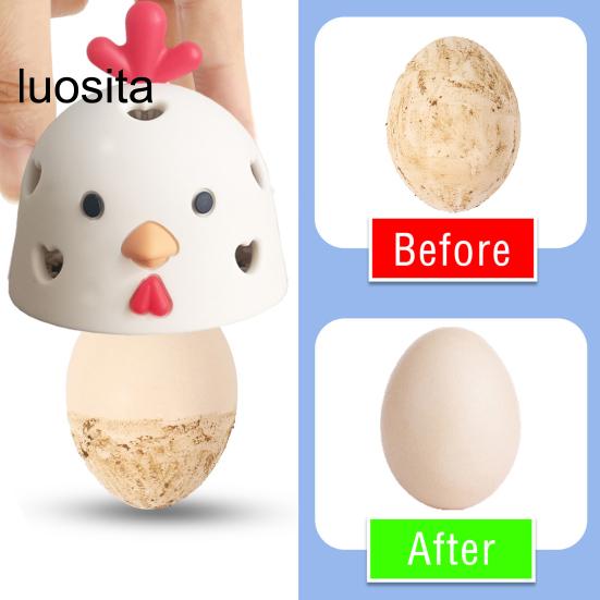 Egg Brush Silicone Egg Washer, Efficient Eggshell Cleaner, Gentle Egg Cleaning Tool for Home Kitchen Farm