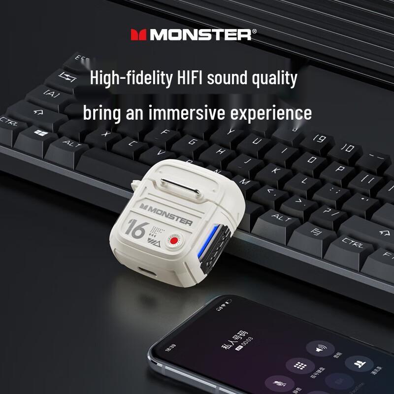 Monster XKT16 Semi-in-ear Bluetooth Earphones