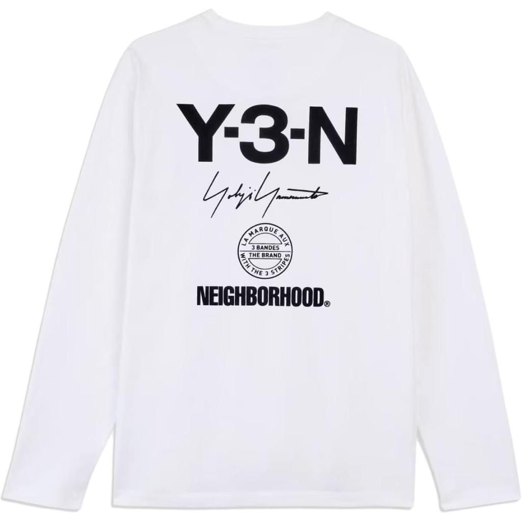 Y-3 Nbhd Logo Long Sleeve T-Shirt JX7455