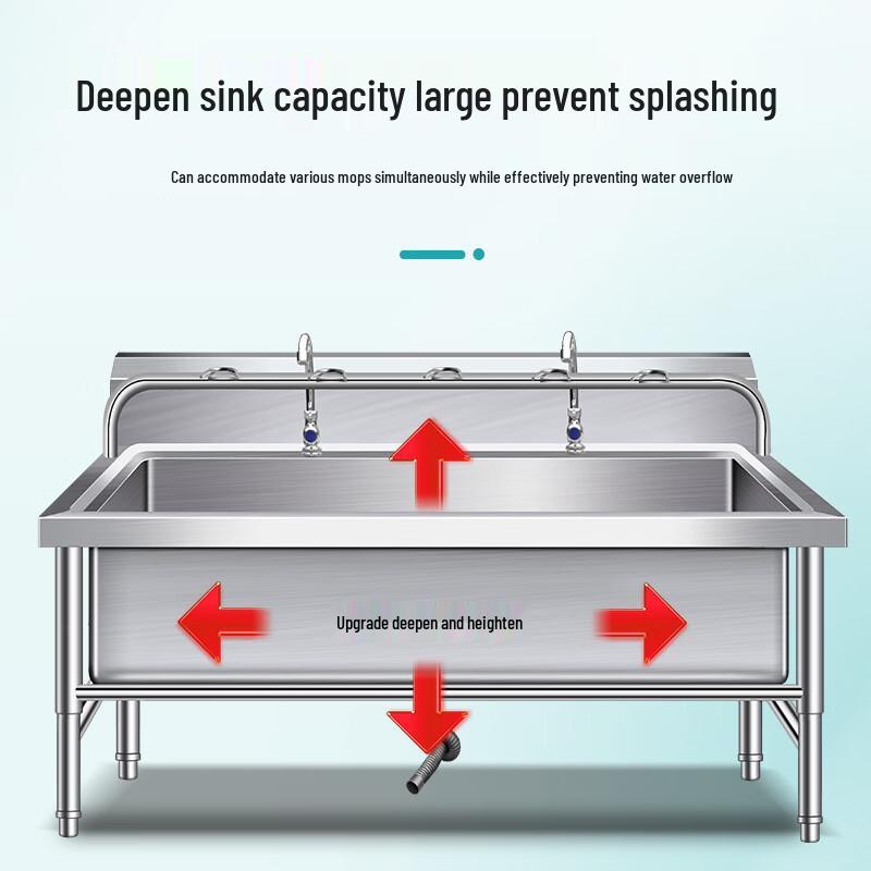Lantun 304 Stainless Steel Mop Sink