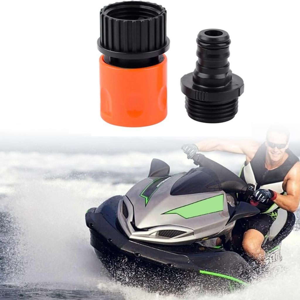 Multiple Use Water Hose Pipe Connector Adapter Kit for Sea Doo BRP Easy Jet Sprays Control In Boating & Outdoor Cleaning