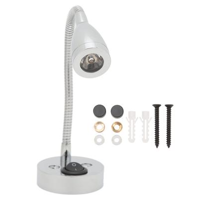 RV LED Bedside Light 360 Degree Swivel Flexible Goosneck Light for DC 12V To 24V Boat Camper Truck