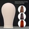 Bestauty Canvas Block Head Mannequin Head Wig Display Styling Head Manikin Canvas Head