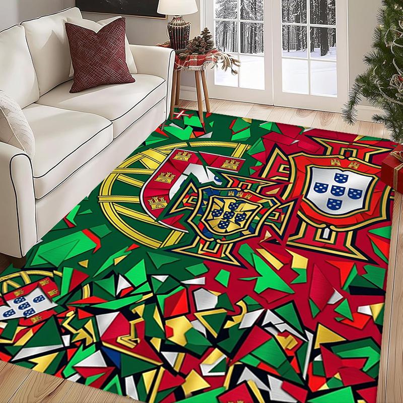 Portuguese Heritage Emblem carpet printing Living room and bedroom mats Doormat Dormitory decoration Christmas gifts