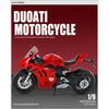 1/9 Panigale V4S Legierung Rennmotorrad Diecasts Metall Straßen-Sportmotorrad Modell Simulation mit Licht Kinderspielzeug Geschenk