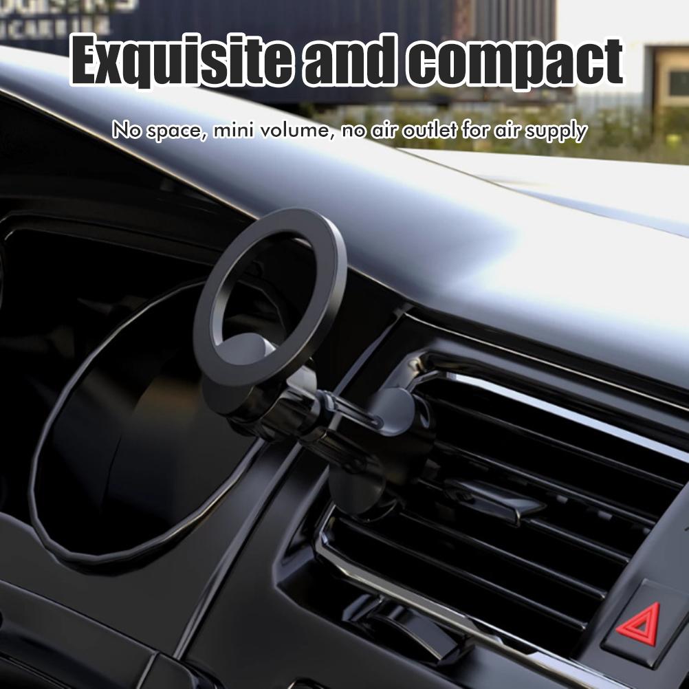 Magnetisk telefonhållare för bil Justerbar luftventilsmontering Kompatibel för MagSafe Magnetisk telefon