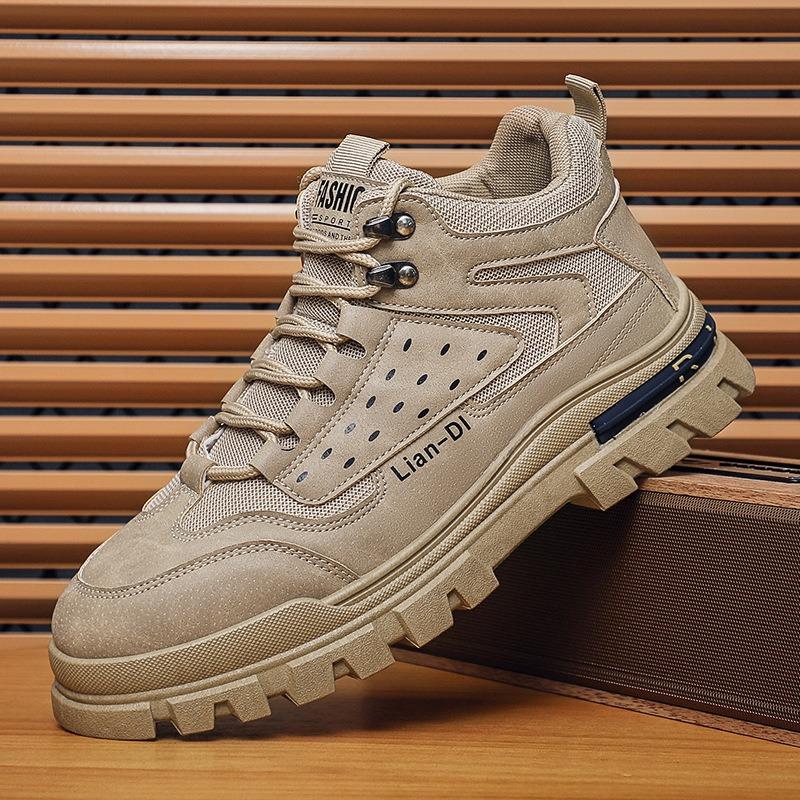 

Autumn new men s shoes boots fashion men s Martin boots trendy casual shoes tooling shoes 46