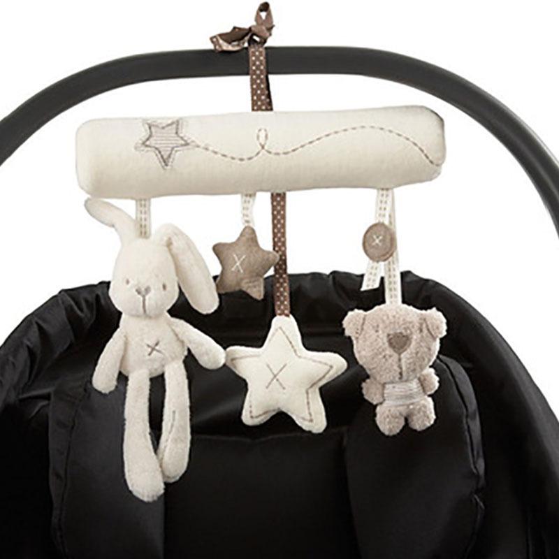 

Музыкальная плюшевая игрушка-подвеска Кролик Машина и Кроватка