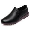 Fashion Soft Leather Round Head Women Casual Flats Oxford Single Shoes New Non-slip Warm Soft Sole Shoes
