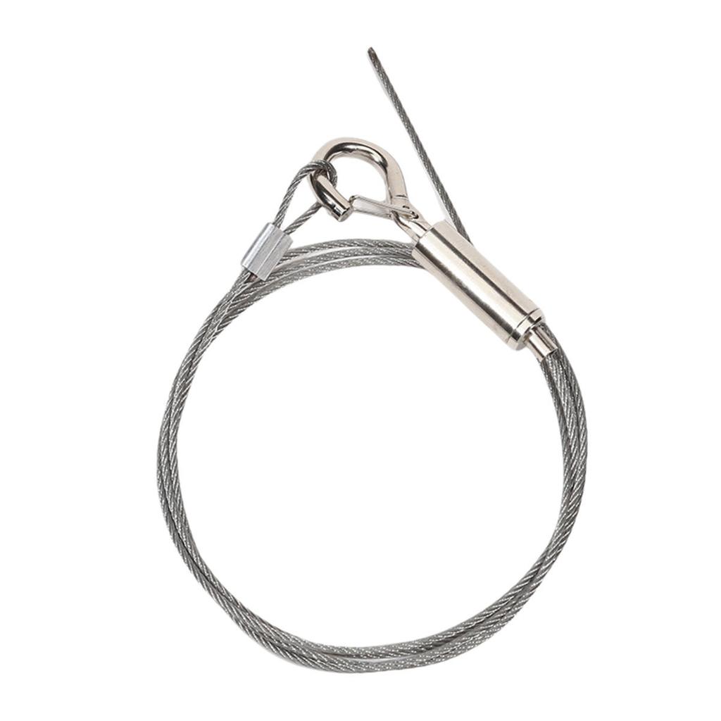 Stainless Steel Wire Rope with Safety Hook Heavy Duty Picture Hanging Hardware Metal Frame Hangers Load Bearing Suspension High Fast Delivery