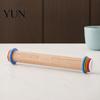 Safe Food Grade Tool for Pastries Rolling Pin with Thickness Rings, Ergonomic Measurement Markings Kitchen Tool, Sturdy Baker Accessories Home