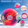 Inflatable Snow Tube Thickened PVC Heavy-Duty Hard-Bottom Snow Sled With Handles, Adult Children Skiing Ring Winter Game Props