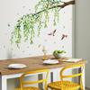 Personalized Fluttering Sticker of Willow Branches and Sparrows, Wall Sticker for Living Room, Dining Room, Home and Background Wall