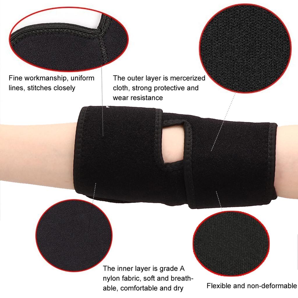 Elbow Brace Strap Sprained Elbows Tendonitis Arthritis Pain Relief Elbow Guard Support